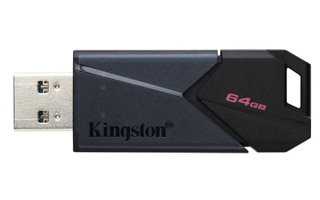 Kingston Technology 64GB Portable USB 3.2 Gen 1 DataTraveler Exodia Onyx Memoria Flash 64 GB USB tipo A 3.2 Gen 1 (3.1 Gen 1) Tapa