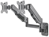 Manhattan Soporte de pared doble para TV/monitores (Articulado de gas), para pantallas de 17" a 32", Compatibilidad VESA