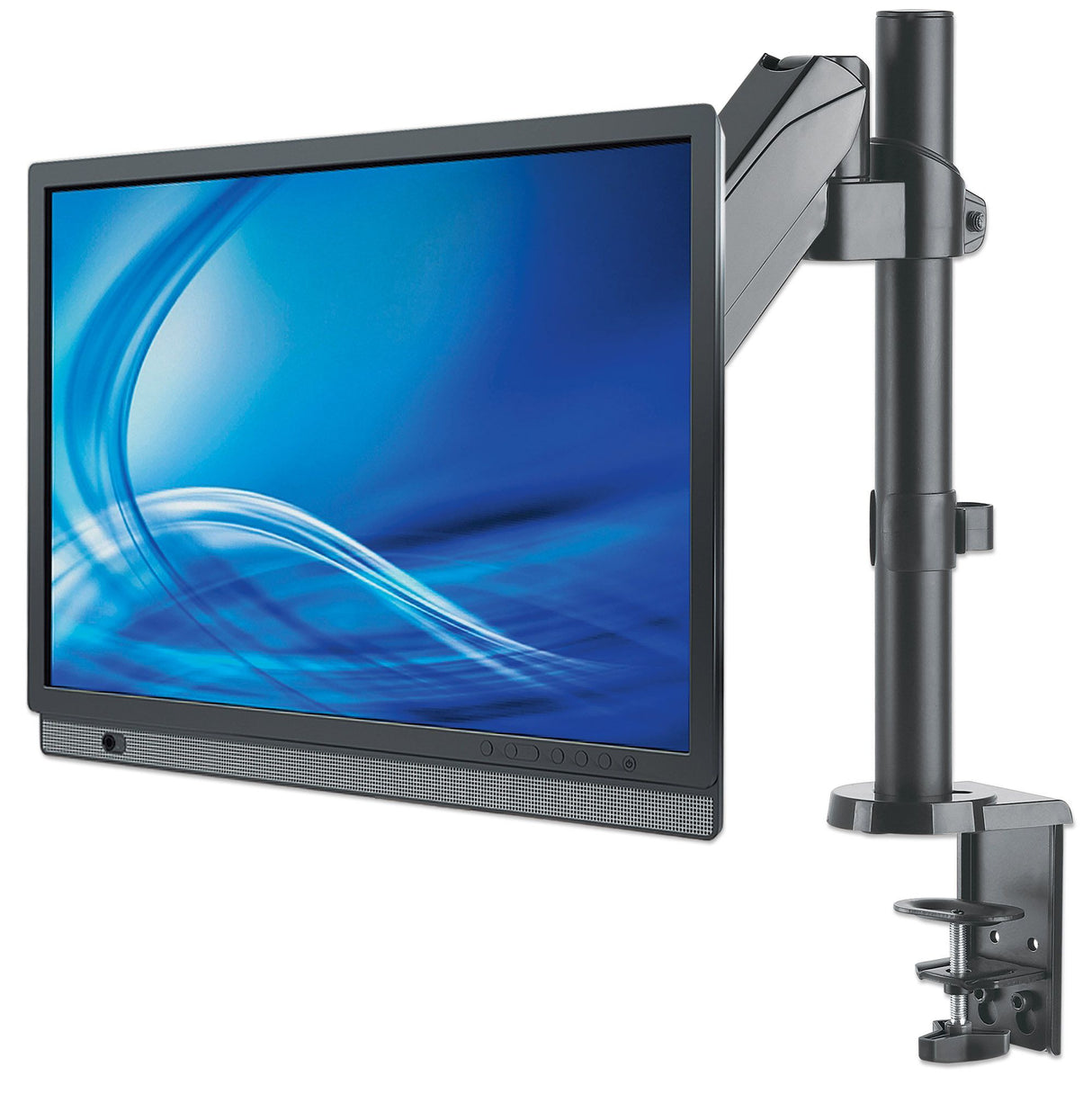 Manhattan Soporte universal para monitor, con pistón a gas Monitor Gris