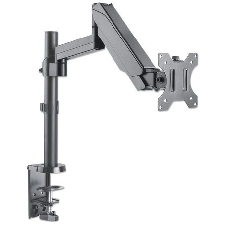Manhattan Soporte universal para monitor, con pistón a gas, Broche, 100 x 100 mm, Gris
