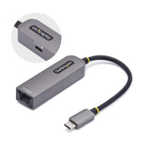 StarTech.com Adaptador de Red USB Tipo C a Ethernet - Adaptador de Red Externo USB-C a RJ45 2,5/1Gb - NBASE-T - USB 3.1 - Entrega de Alimentación PD 100W de Paso - Compatible con Thunderbolt - Win/Mac tarjetas de red Alámbrico USB Tipo C Ethernet 1