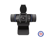 Logitech 960-001360 cámara web 1920 x 1080 Pixeles USB Negro, Full HD, 30 fps, 1280x720@30fps