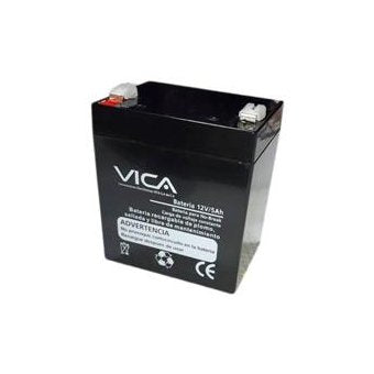 Vica 12V-5AH, Negro, 105 mm, 5 AH | Baterías para sistemas ups