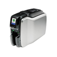 Zebra ZC300 Impresoras de tarjetas plásticas Pintar por sublimación/Transferencia térmica Si Negro, Plata