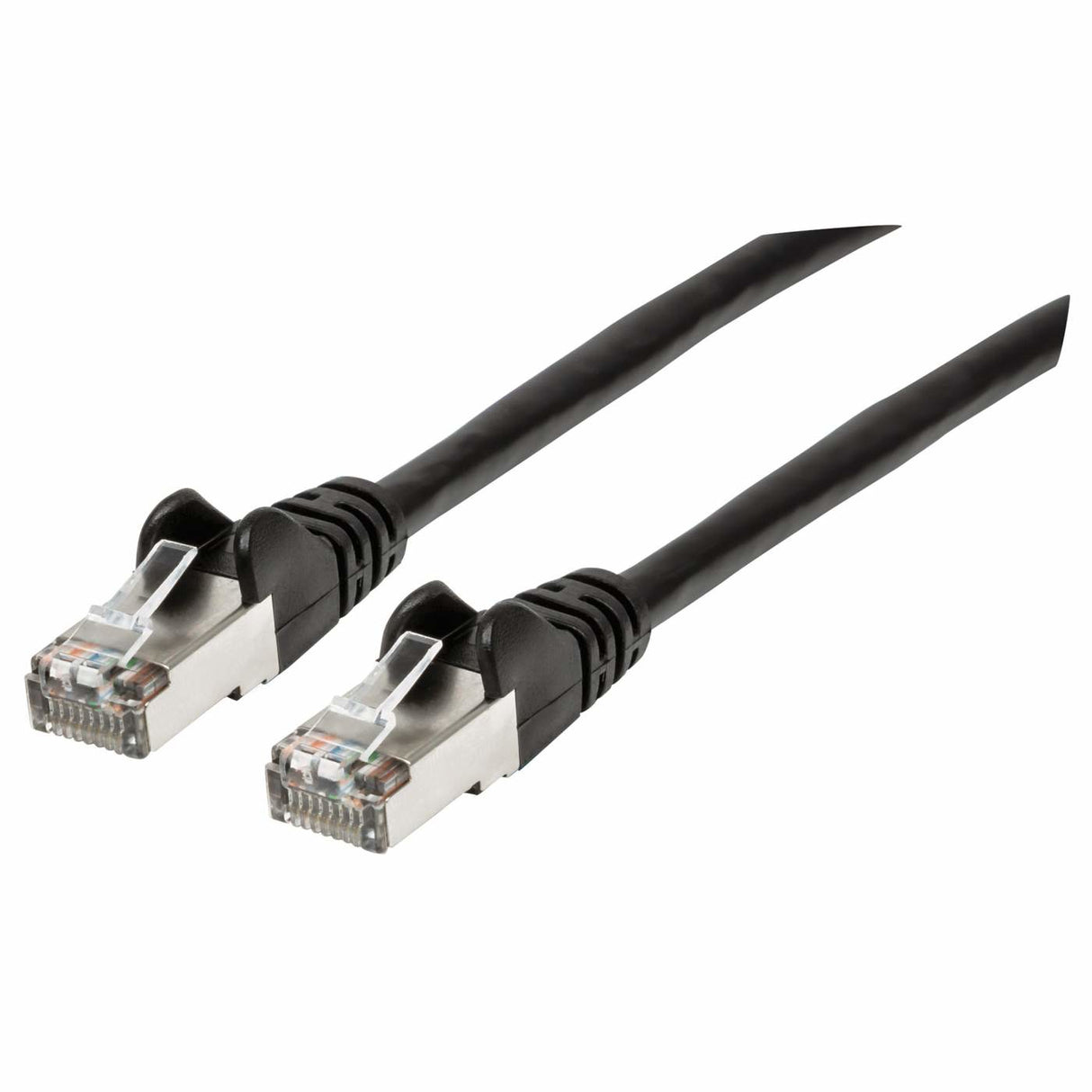 Intellinet Cable de Red Cat6a S/FTP, 2.1 m, Negro Cable Negro 2 m Cat6a S/FTP (S-STP)