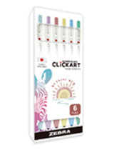 Zebra 407SSUFNE006 marcadores 6 pieza(s) Colores surtidos Colores surtidos Alrededor