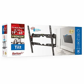 Barkan Mounting Systems E310+ soporte para TV 165.1 cm (65") Negro, 400 x 400 mm