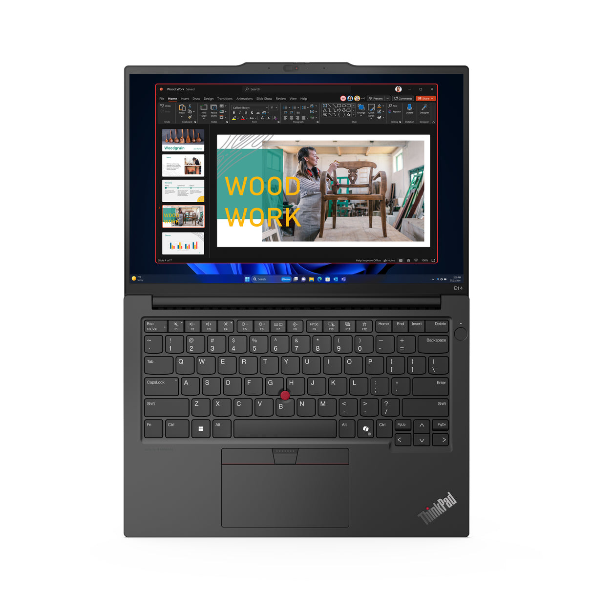 Lenovo ThinkPad E14 Gen 6 (Intel) Laptop Portátil Negro Concha Aluminio