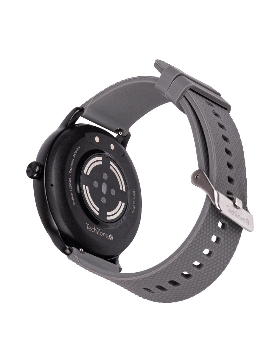TechZone TZSW03 reloj inteligente y deportivo 3.35 cm (1.32") IPS 50 mm Digital 360 x 360 Pixeles Negro, 0.064 GB
