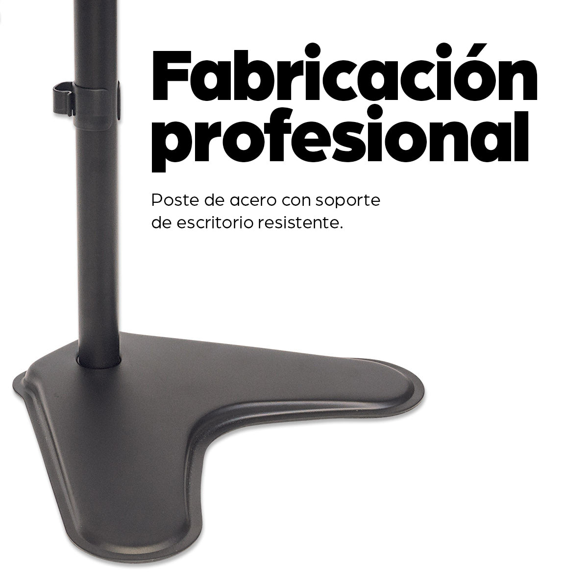 Manhattan Soporte doble de sobremesa para TV/monitores (Articulado), para pantallas de 10" a 27", montaje traseros tipo base, Compatibilidad VESA: 75×