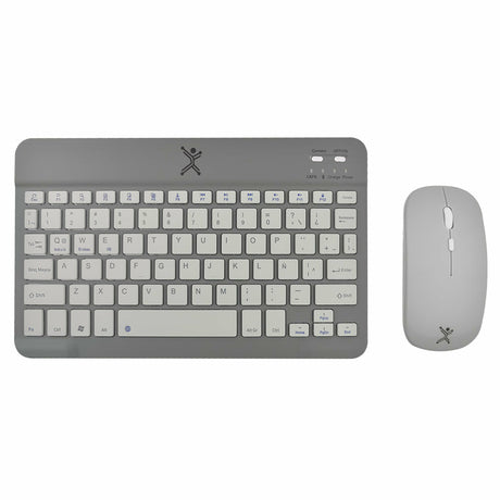 Perfect Choice Genova teclado Ratón incluido Universal RF inalámbrico + bluetooth Español Negro, Interruptor de llave de