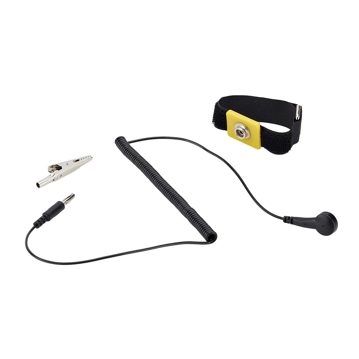 StarTech.com ESD-WRIST-STRAP Muñequeras antiestáticas Negro 1 MΩ 150 cm