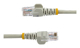 StarTech.com Cable de 1m Gris de Red Fast Ethernet Cat5e RJ45 sin Enganche - Cable Patch Snagless Cables de red 1 m Cat5