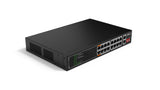 Dahua Technology PoE SF1018LP No administrado L2 Fast Ethernet (10/100) Energía sobre Ethernet (PoE) Negro, Montaje en rack, Montaje de pared
