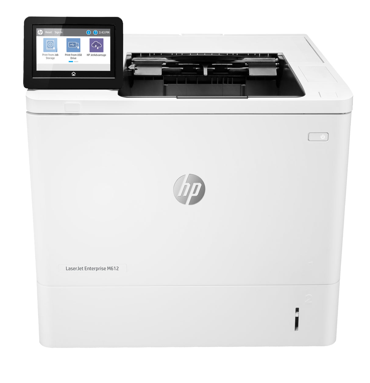HP LaserJet Enterprise M612dn Blanco y negro Impresora, Ethernet solamente; A doble cara, 1200 x 1200 DPI, 71 ppm, Impresión a doble cara