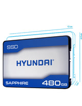 Hyundai Sapphire 480 GB 2.5" Serial ATA III, 540 MB/s, 6 Gbit/s, C2S3T/480G