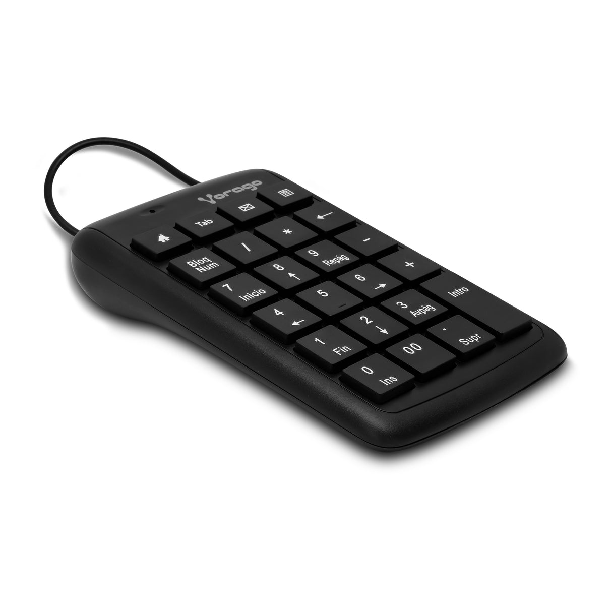 Vorago KB-105 teclado numérico Computadora portátil/PC USB Negro | Teclados numéricos