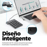 Manhattan Teclado numérico alámbrico Teclado Interruptor de membrana Universal USB 1,29 m