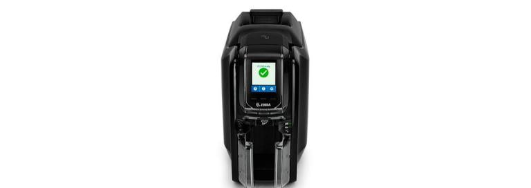 Zebra ZC300 Impresora Pintar por sublimación/Transferencia térmica Negro, Plata