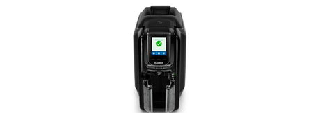 Zebra ZC300 Impresora Pintar por sublimación/Transferencia térmica Negro, Plata