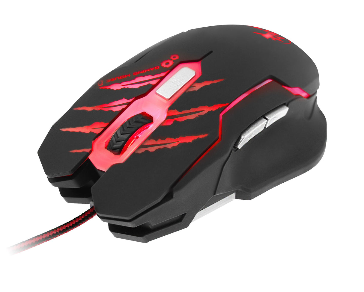 Xtech XTM-610 ratón Juego mano derecha USB tipo A Óptico 3200 DPI