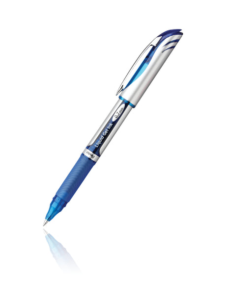 Pentel EnerGel Bolígrafo de gel con tapa Azul 12 pieza(s)