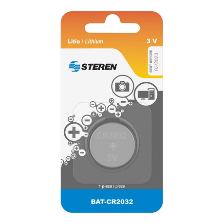 Steren BAT-CR2032 pila doméstica Batería de un solo uso Litio