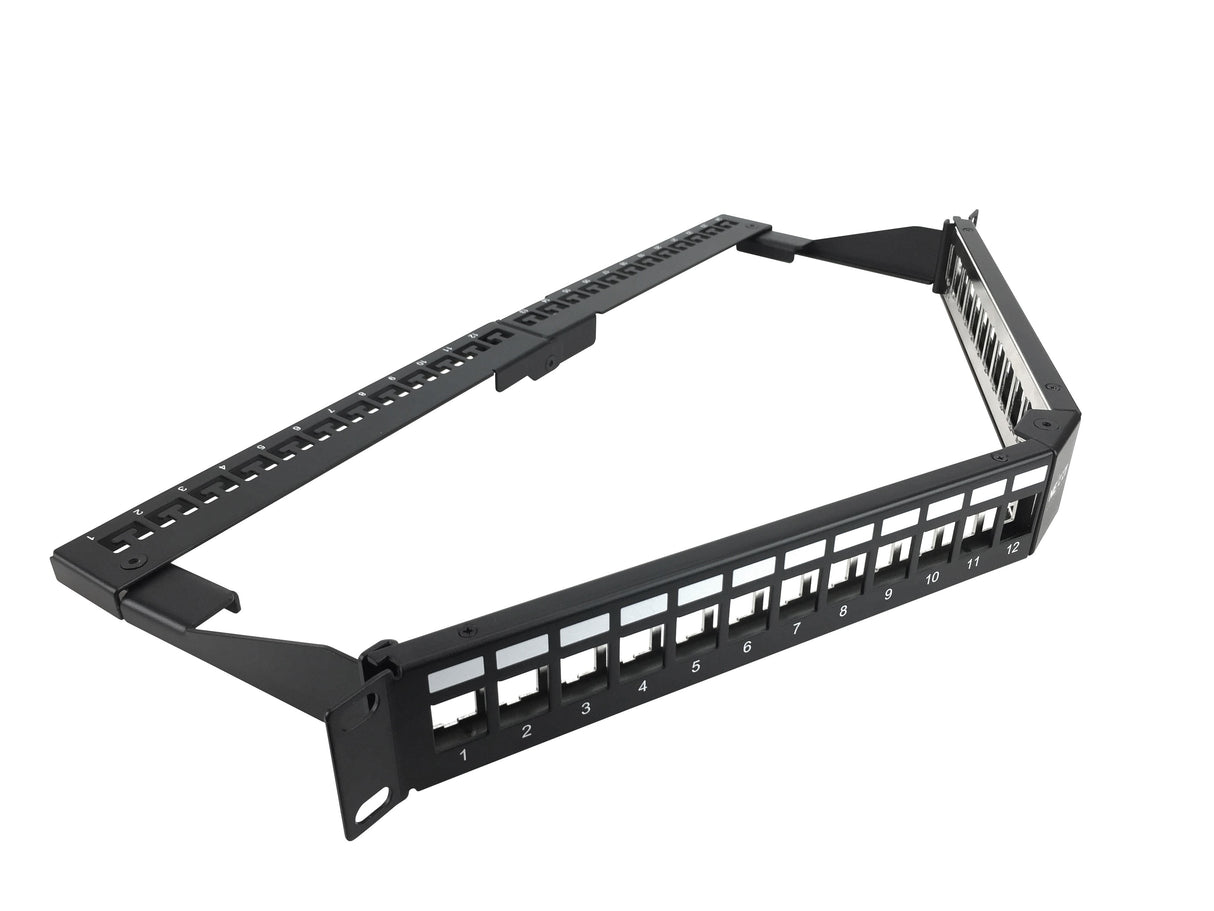Nexxt Solutions AW192NXT12 accesorio para rack Panel de parches, Negro, 1 pieza(s)