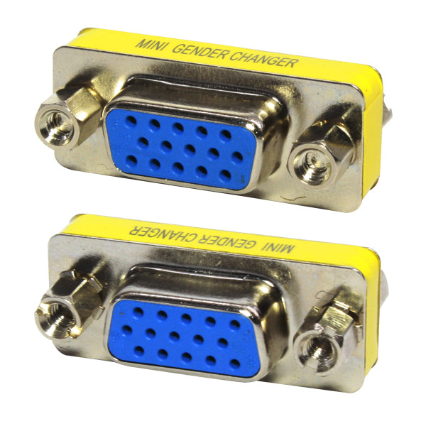 ADAPTADOR XCASE VGA HEMBRA A VGA HEMBRA