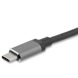 StarTech.com Adaptador USB-C a VGA y HDMI - 2en1 - 4K 30Hz - Gris Espacial - Adaptador Gráfico Externo USB Tipo C adaptadores gráficos usb USB Tipo C Macho Derecho Si