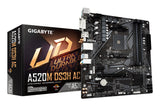 GIGABYTE A520M DS3H AC Placa Base - Procesadores AMD Ryzen Serie 5000, VRM de 5+3 fases, hasta 4733 MHz DDR5 (OC), 1xPCIe 3.0 M.2, LAN GbE, WIFI 5, USB 3.2 Gen 1 placas base AMD Zócalo AM4 1 Zócalo AM4