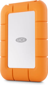LaCie STMF2000400 unidad externa de estado sólido 2 TB USB Tipo C USB 3.2 Gen 2x2 Gris, Naranja, 40 Gbit/s