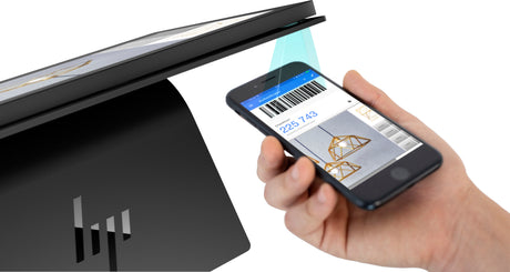HP Engage One Prime Lector de código de barras manual 2D LED Negro, Codabar, Code 128, Code 39