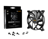 be quiet! Shadow Wings 2 140mm PWM sistemas de refrigeración para ordenadores Carcasa del ordenador Ventilador 14 mm No compatible