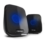 Vorago SPK-107 juego de altavoz 6 W PC/computadora portátil Negro 3 W, 200 W, 4 Ohmio