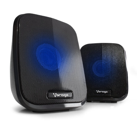 Vorago SPK-107 juego de altavoz 6 W PC/computadora portátil Negro 3 W, 200 W, 4 Ohmio