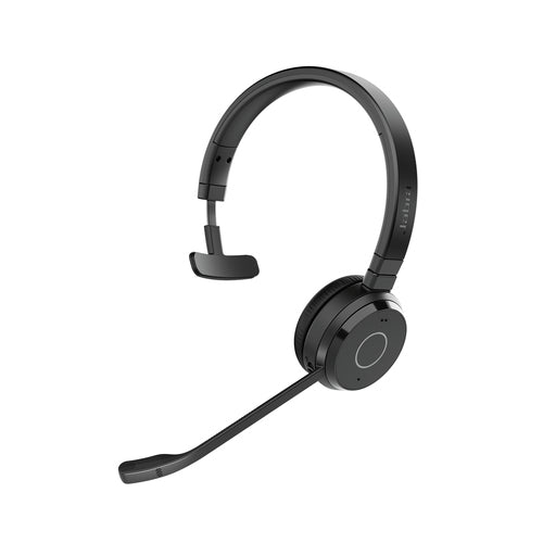 6693-833-309 - Jabra Evolve 65 TE Auriculares Inalámbrico y alámbrico Diadema Oficina/Centro de llamadas USB tipo A Bluetooth Negro