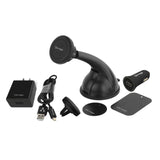 Vorago MK-300 organizador para estación de carga Montaje en pared y sobremesa Negro