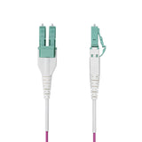 StarTech.com Cable de Fibra Óptica Multimodo OM4 LC a LC UPC de 5m - 50/125µm - 40G/100G - Violeta Érica - LOMMF/VCSE - 
