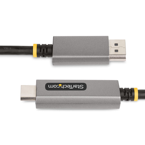 StarTech.com Cable Adaptador de 2m DisplayPort a HDMI - 8K 60Hz - 4K 144Hz - HDR10 - Conversor de Vídeo Activo DP 1.4 a 