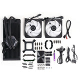 Cooler Master MasterLiquid 240 ATMOS Procesador Kit de enfriamiento líquido 12 cm Negro, 690 RPM, 2500 RPM
