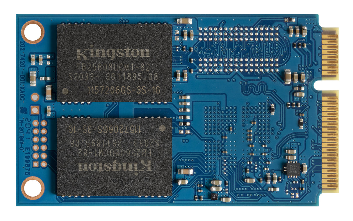 Kingston Technology Disco SSD KC600 SATA3 mSATA de 512 G unidades internas de estado sólido 256-bit AES-XTS 512 GB mSATA Serial ATA III