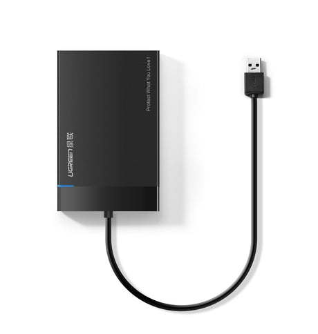 Ugreen 30847 caja para disco duro externo Carcasa de disco duro/SSD Negro 2.5"