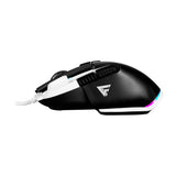 Game Factor MOG602-WH ratón Juego Diestro USB tipo A Opto-mecánica 19000 DPI, Blanco