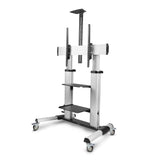 StarTech.com Carrito Soporte Móvil con Ruedas para TV de Pantalla Plana de 60 a 100 Pulgadas o 100kg - Soporte Rodante A