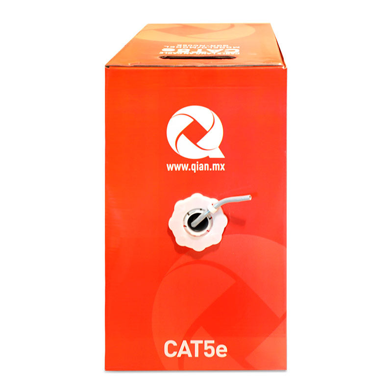 Qian QHR-CAT5E cable de red Gris 305 m U/UTP (UTP) | Cables de red