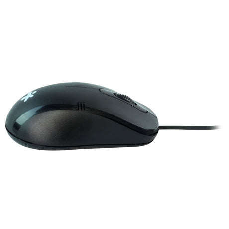 MOUSE STYLOS ALAMBRICO USB NEGRO