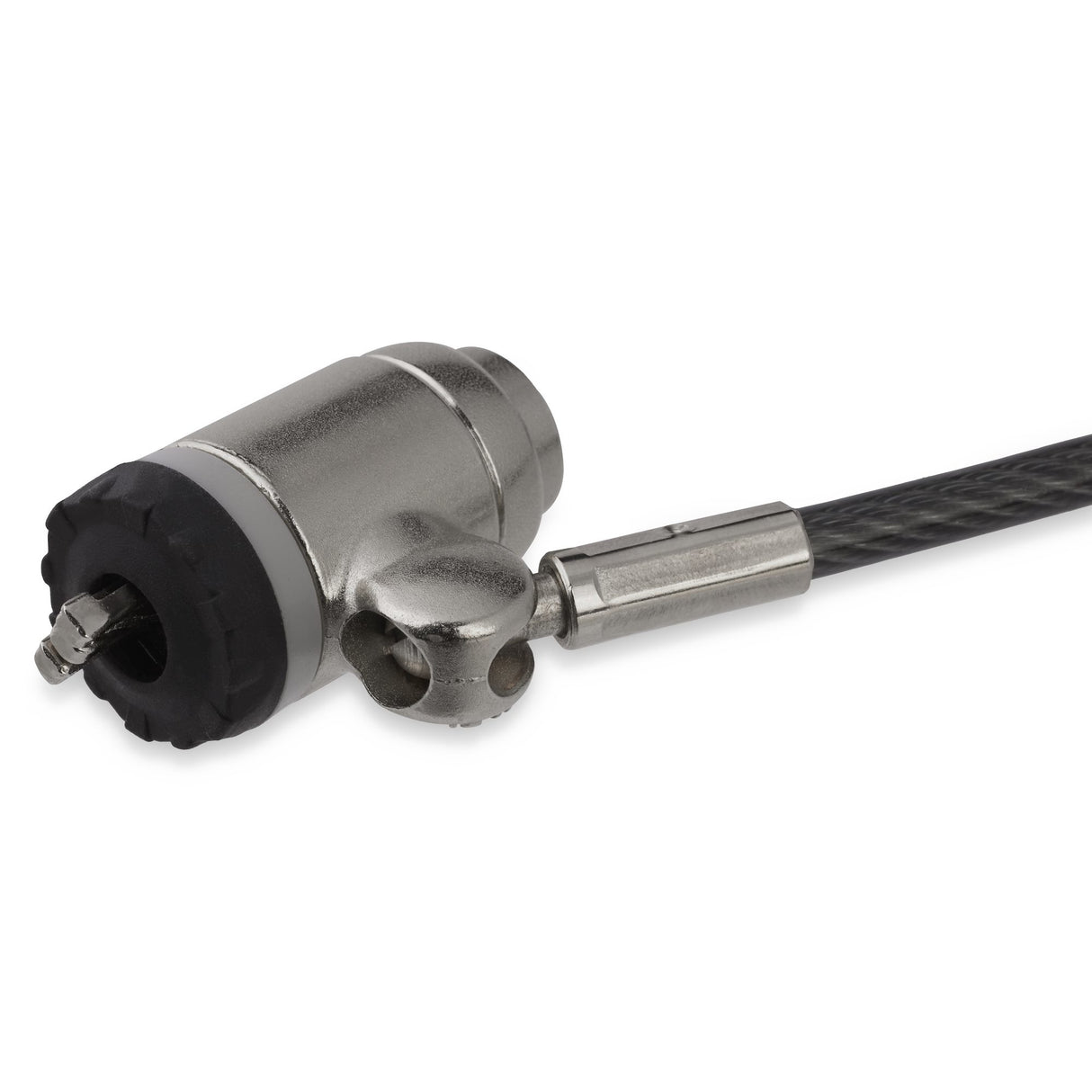 StarTech.com Candado con Cable para Portátil - con Traba de Ranura (Tipo K) - con Llave Cable Negro, Plata Portátil 2 llaves Kensington