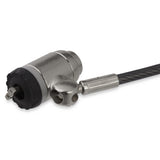 StarTech.com Candado con Cable para Portátil - con Traba de Ranura (Tipo K) - con Llave Cable Negro, Plata Portátil 2 llaves Kensington