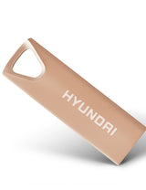 Hyundai Bravo Deluxe unidad flash USB 16 GB USB tipo A 2.0 Oro rosado, Sin tapa